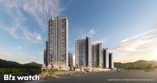 북오산자이 리버블시티 투시도/자료=GS건설