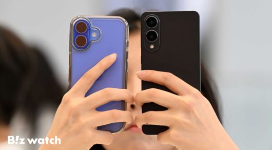 삼성전자의 초슬림형 스마트폰 '갤럭시 S25 엣지'./사진=이명근 기자 qwe123@