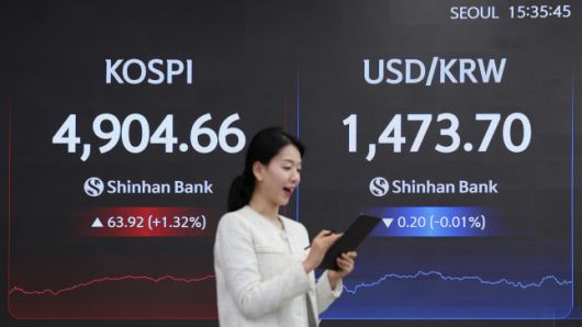 19일 신한은행 현황판./사진=신한은행