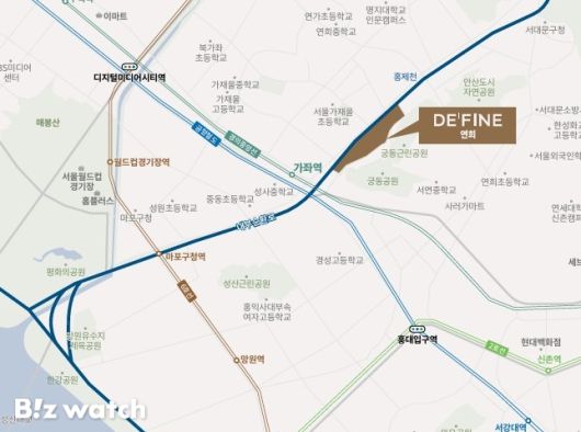 드파인 연희 위치도./자료=SK에코플랜트