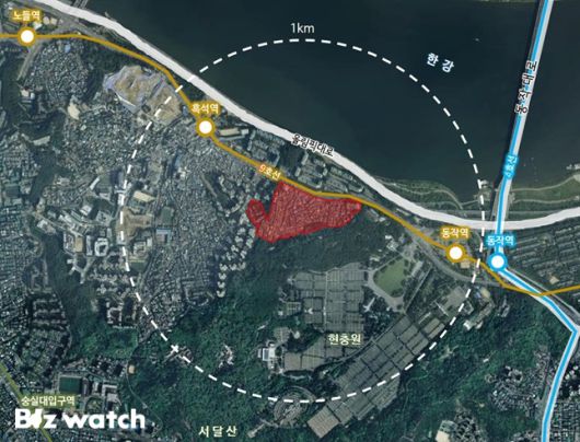 서울 동작구 흑석11구역 위치도/자료=서울시 제공