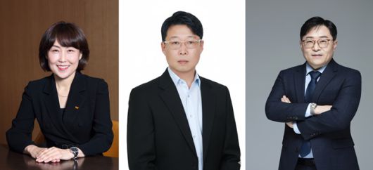 왼쪽부터 박진선 최고운영책임자, 이상윤 바이오연구본부장, 이범한 QE(품질우수) 실장 /사진=SK바이오사이언스