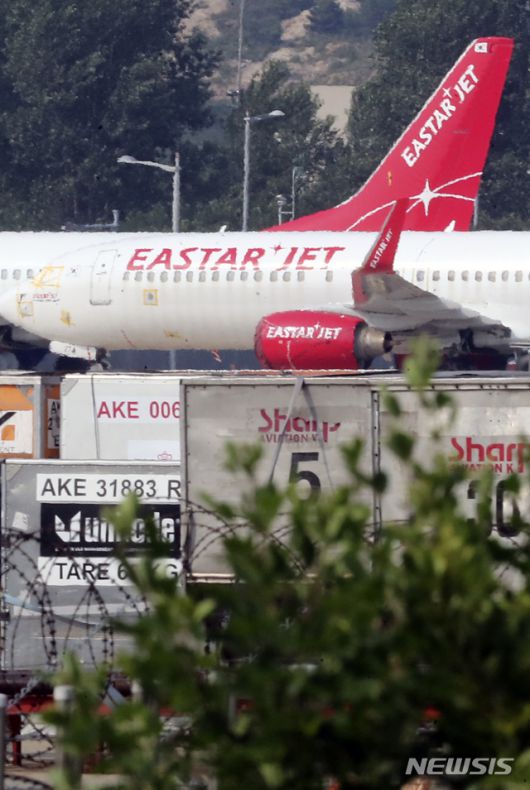[인천공항=뉴시스] 이스타항공 여객기. (사진=뉴시스 DB). photo@newsis.com