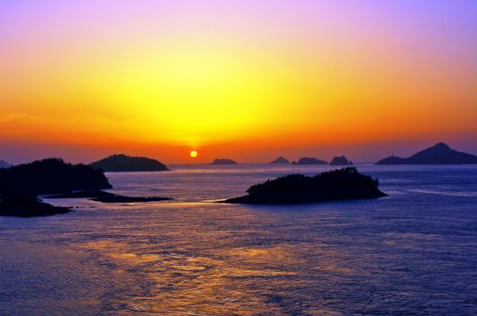 전남도가 소중한 사람과 연말연시 추억을 쌓고 세밑을 더욱 뜻깊게 보낼 12월 겨울여행지 4곳을 선정했다.  사진은 진도 세방낙조 모습. (사진=전남도 제공) 2023.12.06. photo@newsis.com *재판매 및 DB 금지