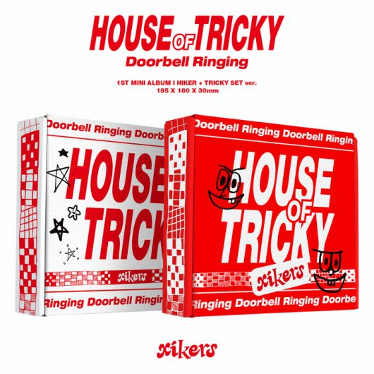 [서울=뉴시스] 그룹 싸이커스(xikers) 미니 1집 '하우스 오브 트리키 : 도어벨 링잉(HOUSE OF TRICKY : Doorbell Ringing)' 팩샷. 23.03.10. (사진=KQ엔터테인먼트 제공) photo@newsis.com *재판매 및 DB 금지