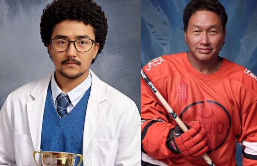 [서울=뉴시스] 최태원 SK그룹 회장과 방송인 유병재가 최근 인스타그램을 통해 AI 프로필 사진을 게재했다. (사진=최태원 SK그룹 회장, 방송인 유병재 인스타그램 캡처) 2023.09.27. *재판매 및 DB 금지