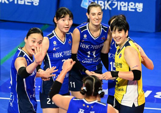 프로배구 여자부 IBK기업은행 선수들. (사진=KOVO 제공) *재판매 및 DB 금지