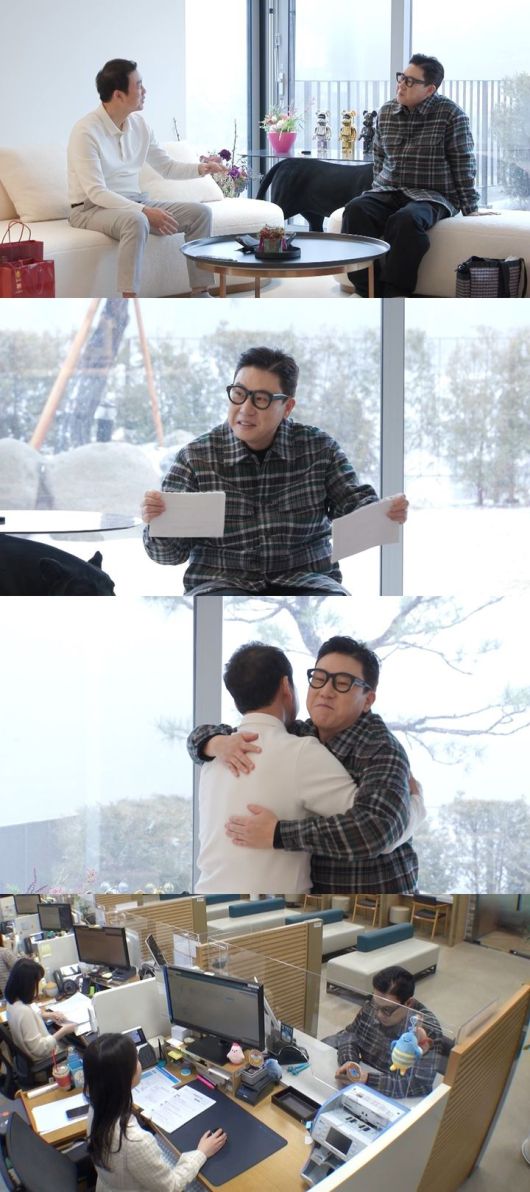 [서울=뉴시스] 7일 오후9시5분 방송되는 SBS TV 예능물 '미운 우리 새끼'에서 20년 간의 빚 청산을 끝낸 이상민의 이야기가 공개된다.  (사진=SBS TV 예능물 '미운 우리 새끼' 제공) 2024.04.07. photo@newsis.com *재판매 및 DB 금지