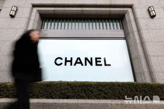 [서울=뉴시스] 황준선 기자 = 서울 시내 한 샤넬 매장 앞으로 시민들이 지나고 있다. 2025.01.08. hwang@newsis.com