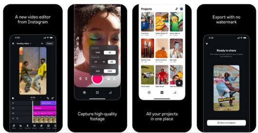 [서울=뉴시스] 인스타그램은 19일(현지시간) 영상 편집 앱 '에디츠(Edits)'를 3월 중에 출시한다고 밝혔다. (사진=앱스토어 '에디츠' 캡처) *재판매 및 DB 금지