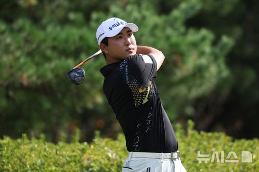 [서울=뉴시스]KPGA 투어 조우영. (사진=KPGA 투어 제공)