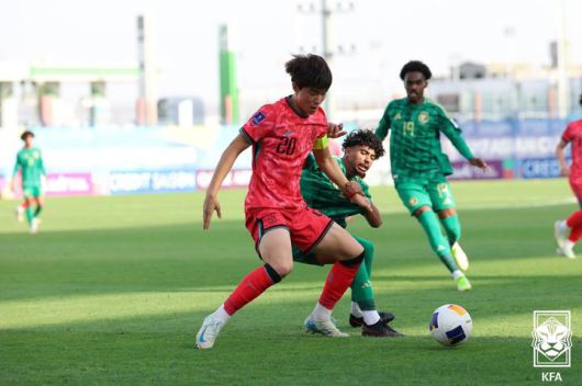 [서울=뉴시스] 한국 17세 이하(U-17) 축구대표팀의 구현빈. (사진=대한축구협회 제공)