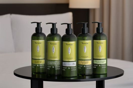 [서울=뉴시스] 신라스테이 어메니티 록시땅 버베나 라인. (사진=신라스테이) 2025.04.18. photo@newsis.com  *재판매 및 DB 금지