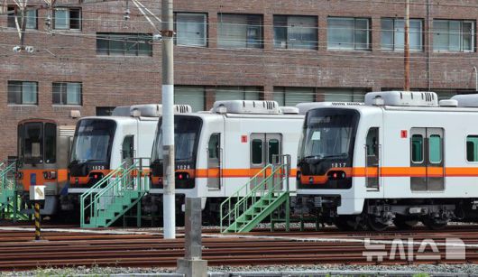 [부산=뉴시스] 하경민 기자 = 부산 도시철도 1호선 노포차량기지창. yulnetphoto@newsis.com