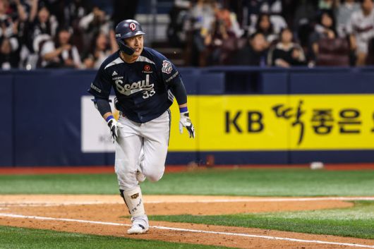 [서울=뉴시스] 프로야구 두산 베어스의 김인태. (사진 = 두산 베어스 제공) 2025.04.23. *재판매 및 DB 금지