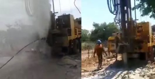 [서울=뉴시스] 남보라가 자신의 소셜미디어에 우물 공사 영상을 올렸다. (사진=남보라 인스타그램 캡처) 2025.04.24. photo@newsis.com *재판매 및 DB 금지