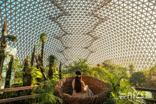 [거제=뉴시스]경남 거제시 거제식물원 정글돔.(사진=경남도 제공) 2025.04.28.photo@newsis.com