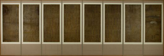 [서울=뉴시스] 근정전 정시도 및 연구시 병풍 (사진=국가유산청 제공) 2025.04.29. photo@newsis.com *재판매 및 DB 금지