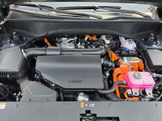 [서울=뉴시스] 박현준 기자 = 디 올 뉴 팰리세이드 하이브리드 엔진룸. parkhj@newsis.com *재판매 및 DB 금지