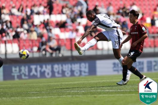 [서울=뉴시스] 프로축구 K리그2 전남드래곤즈의 호난. (사진=한국프로축구연맹 제공) *재판매 및 DB 금지