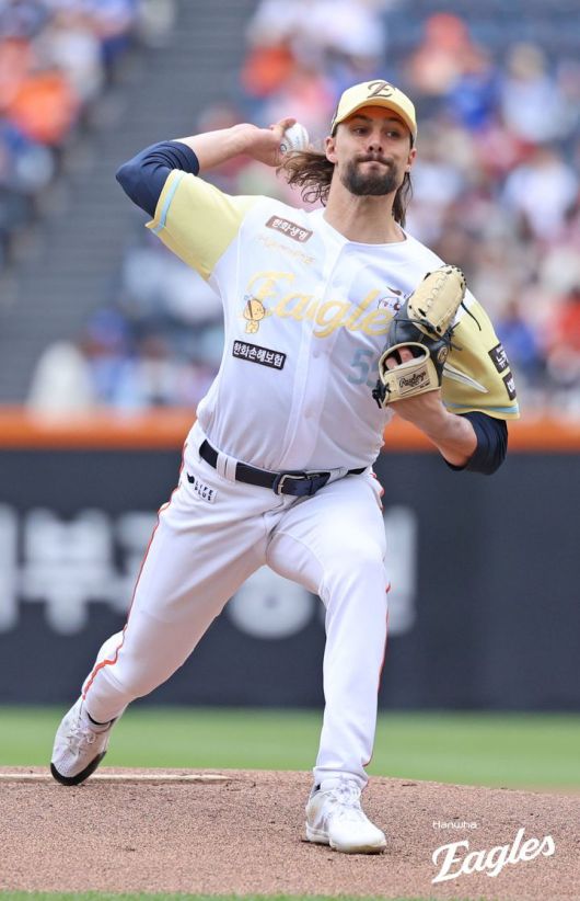 [서울=뉴시스] 프로야구 한화 이글스의 라이언 와이스. (사진 = 한화 이글스 제공) *재판매 및 DB 금지