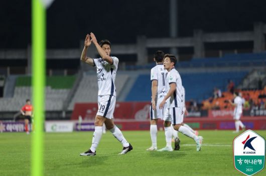 [서울=뉴시스] 프로축구 K리그1 김천상무의 박상혁. (사진=한국프로축구연맹 제공) *재판매 및 DB 금지