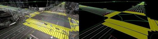 [서울=뉴시스] 정부가 구축한 정밀도로지도 예시 (사진=국토지리정보원) *재판매 및 DB 금지