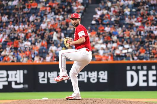 [서울=뉴시스] 프로야구 SSG 랜더스의 미치 화이트. (사진 = SSG 랜더스 제공) *재판매 및 DB 금지