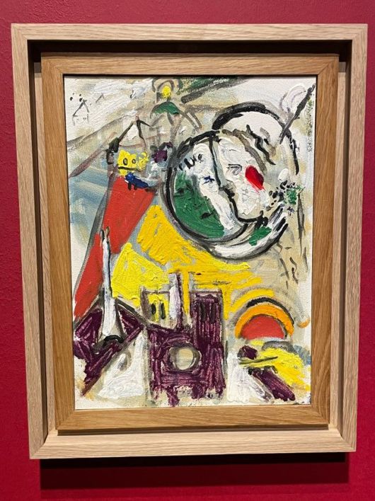 세계 최초로 공개된 샤갈 〈일요일〉 스케치 Sketch for "Sunday" (1953), 32.7×24cm, Oil on plywood  *재판매 및 DB 금지