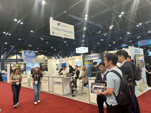 [서울=뉴시스] 미국 휴스턴에서 열린 엑스포넨셜 2025 내 한국관 모습. (사진=코트라) 2025.05.23 photo@newsis.com *재판매 및 DB 금지 *재판매 및 DB 금지