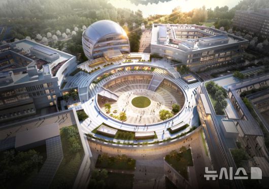한국에너지공과대학교(KENTECH·켄텍) 허브광장 조감도. (이미지=켄텍 제공) photo@newsis.com *재판매 및 DB 금지