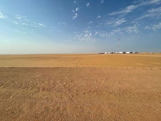 [세종=뉴시스]사우디의 자푸라 열병합 발전소 건설 현장이다. (사진=한국전력공사 제공) *재판매 및 DB 금지