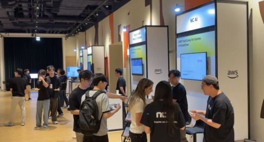 NC AI는 11일 판교 그래비티 호텔에서 열린 ‘AWS for Games AI Roadshow’에 참가해 게임 산업의 미래를 이끌 최신 AI 기술과 실전 적용 사례를 대거 공개했다. (사진=NC AI 제공) *재판매 및 DB 금지