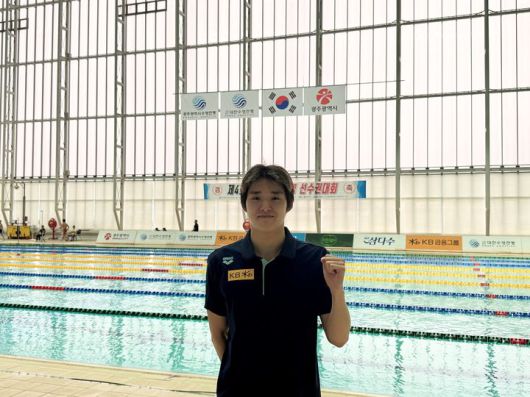 [서울=뉴시스] 수영 김우민. (사진=올댓스포츠 제공) *재판매 및 DB 금지