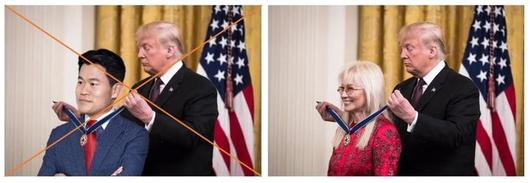 [뉴시스] 조작된 사진(왼쪽)과 뉴욕타임스 보도에 실린 원본 사진(오른쪽). (출처=AFP 팩트체크) *재판매 및 DB 금지