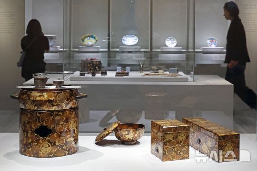 [서울=뉴시스] 박진희 기자 = 국립중앙박물관과 일본 도쿄국립박물관은 한·일 국교 정상화 60주년 특별전 '일본미술, 네 가지 시선' 언론공개회를 16일 서울 용산구 국립중앙박물관 상설전시관에서 갖고 두 기관의 소장품 62건을 선보이고 있다. 2025.06.16. pak7130@newsis.com