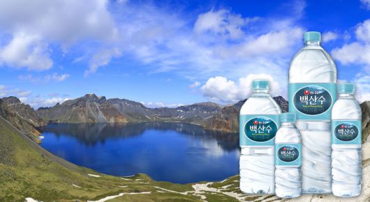 [연길=뉴시스] 백산수 4종. (사진=농심) photo@newsis.com  *재판매 및 DB 금지