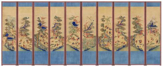 [서울=뉴시스] 백듕자도 병풍 미국 덴버박물관 소장 (사진=국가유산청 제공) 2025.06.23. photo@newsis.com *재판매 및 DB 금지