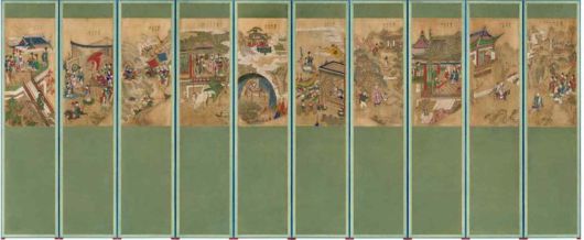 [서울=뉴시스] 구운몽도 병풍 미국 포틀랜드미술관 소장 (사진=국가유산청 제공) 2025.06.23. photo@newsis.com  *재판매 및 DB 금지