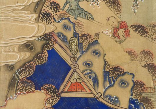 [서울=뉴시스] 백동자도 병풍 보존처리 후 결손 부분 그림바탕과 유사한 새로운 직물로 메움 (사진=국가유산청 제공:) 2025.06.23. photo@newsis.com *재판매 및 DB 금지