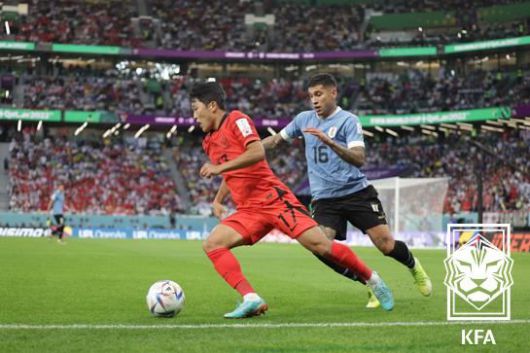 [서울=뉴시스]축구대표팀 나상호, 2년 만에 태극마크. (사진=대한축구협회 제공)