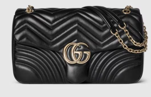 [서울=뉴시스] 이탈리아 명품 브랜드 구찌의 'GG마몽 라지 숄더백' (사진=구찌 홈페이지 캡처) *재판매 및 DB 금지