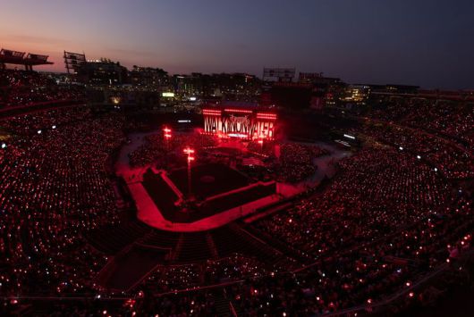 [서울=뉴시스] 스트레이 키즈 월드투어 '도미네이트(dominATE)' 워싱턴 D.C 공연. (사진 = JYP엔터테인먼트 제공) 2025.07.02. photo@newsis.com *재판매 및 DB 금지