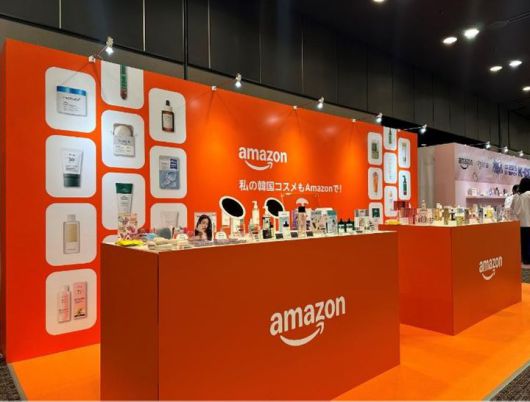 [도쿄=뉴시스]올해 3월 일본 도쿄 시부야에서에서 진행된 Cosme 행사에 마련된 아마존 부스(사진=아마존 글로벌셀링코리아 제공) *재판매 및 DB 금지