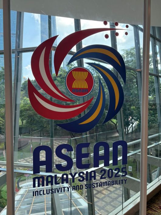 [쿠알라룸푸르=뉴시스]박준호 기자 = 10일 말레이시아 쿠알라룸푸르 컨벤션센터에서 열리고 있는 제58차 아세안(ASEAN·동남아시아국가연합) 외교장관회의. 2025.07.10 pjh@newsis.com   *재판매 및 DB 금지