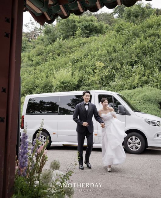 [서울=뉴시스] 전 농구감독 김태술(왼쪽), 탤런트 박하나. (사진=박하나 인스타그램 캡처) 2025.07.16. photo@newsis.com *재판매 및 DB 금지