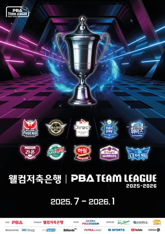 웰컴저축은행 PBA 팀리그 2025-2026 포스터. 2025.07.18. (사진=PBA 제공) *재판매 및 DB 금지
