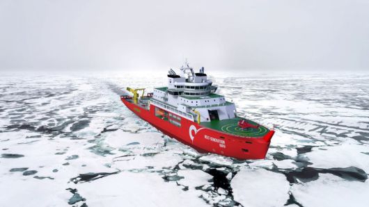 차세대 쇄빙연구선 조감도. (사진=해양수산부 제공) *재판매 및 DB 금지