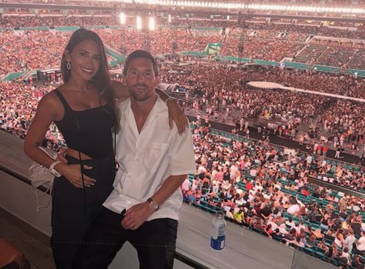 [서울=뉴시스] 안토넬로 로쿠조, 리오넬 메시. (사진 = 메시 인스타그램 캡처) 2025.07.29. photo@newsis.com *재판매 및 DB 금지