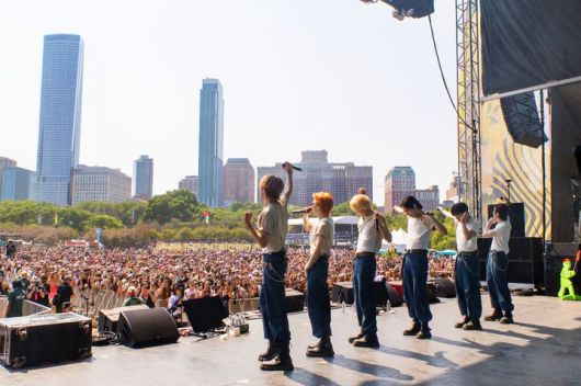 [서울=뉴시스] 보이넥스트도어 롤라팔루자 시카고. (사진 = KOZ엔터테인먼트 제공) 2025.08.04. photo@newsis.com *재판매 및 DB 금지